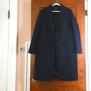 J. Crew Melton Wool Navy Topcoat 10